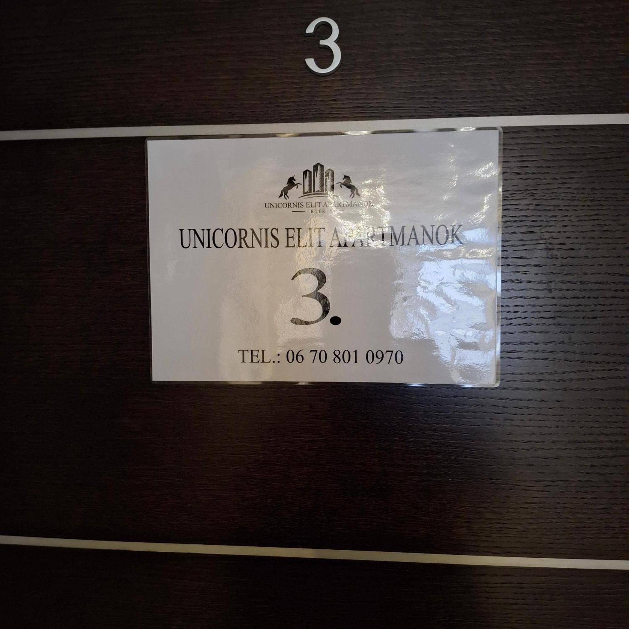 Unicorniselit Apartmanok Eger Exterior foto